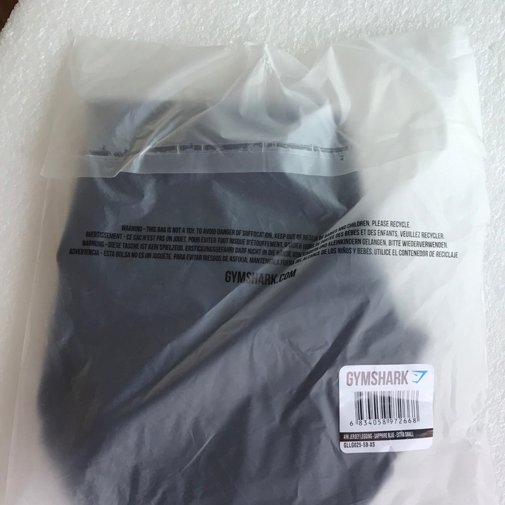 Gymshark Ark Jersey leggings in sapphire blue